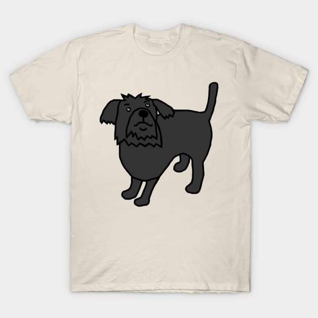 Cute Dog T-Shirt by ellenhenryart